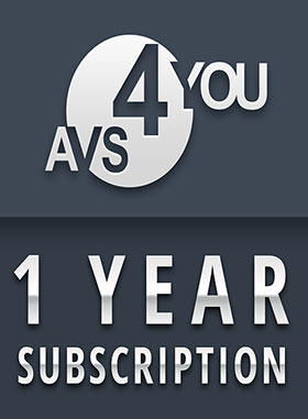 
    AVS 4YOU 1 Year Subscription
